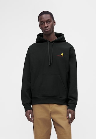 Carhartt WIP Mikina 'American Script' - Čierna: predná strana