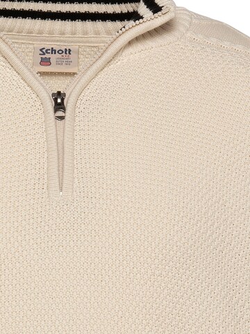 Pull-over Schott NYC en beige