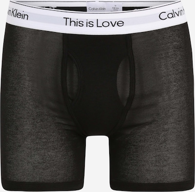 Calvin Klein Underwear Bokserid 'Pride' must / valge, Tootevaade
