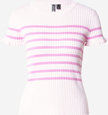 Pull-over 'PCFAITH' PIECES en rose : devant