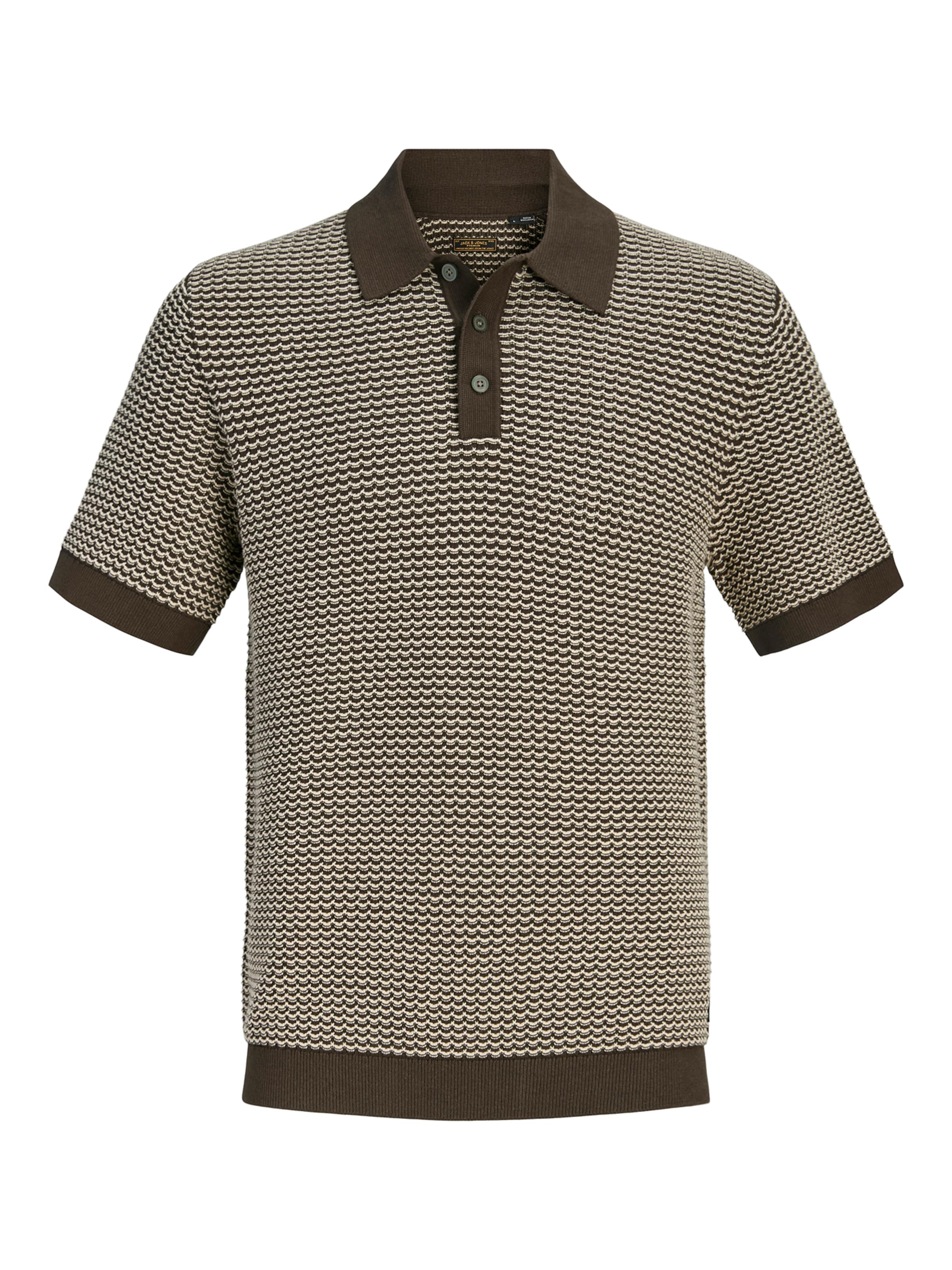 JACK & JONES Sweater 'JPRBLUKINGSLEY' in Brown: front