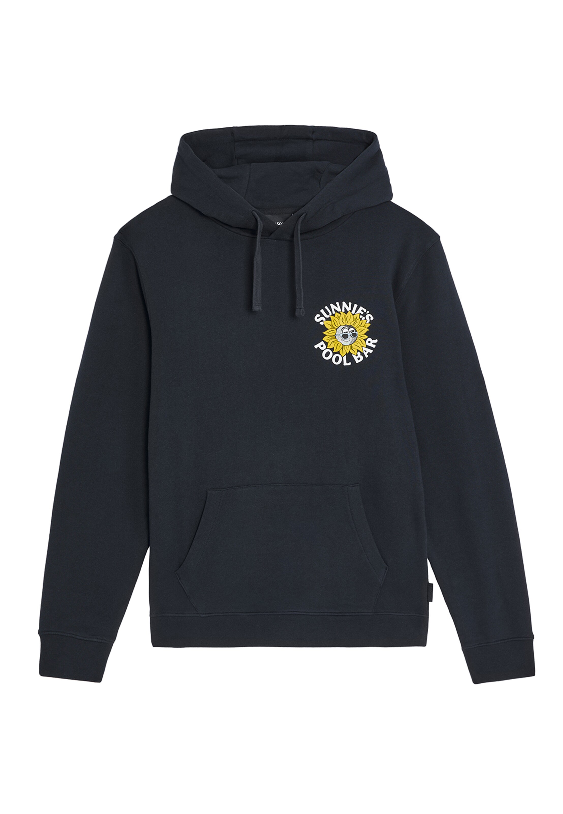 Lyle & Scott Sweatshirt 'Sunnies Pool Bar' in Blue: front