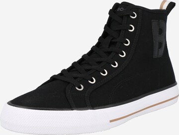 BOSS High-Top Sneakers 'Aiden' in Black: front
