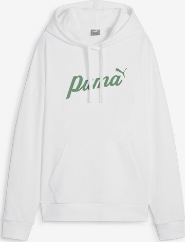 PUMA Athletic Sweatshirt in White: front