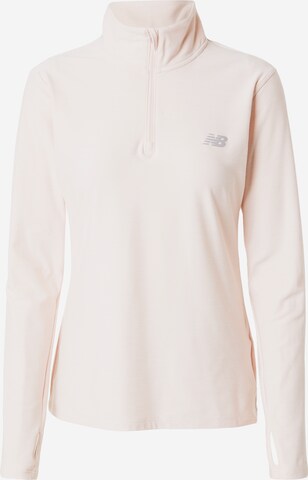 T-shirt fonctionnel 'Essentials Space' new balance en rose : devant