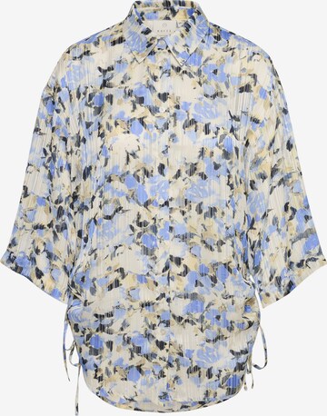 Kaffe Blouse 'Eva' in Blauw: voorkant