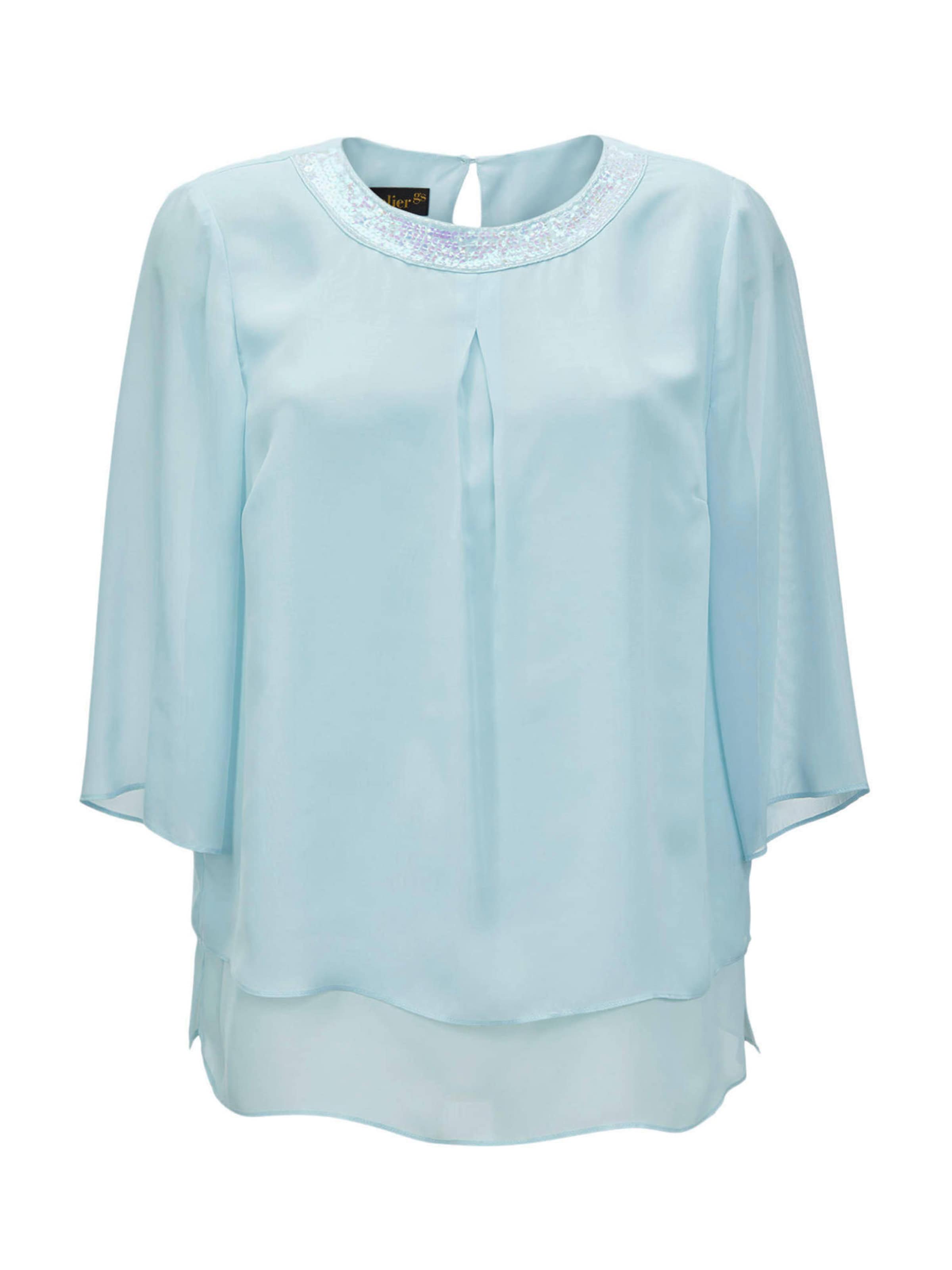 Goldner Blouse in Blauw: voorkant