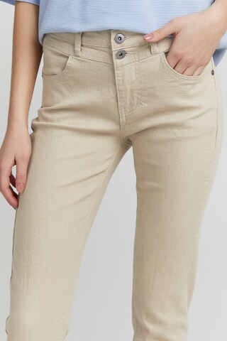 Oxmo Regular Jeans 'Peetje' in Beige