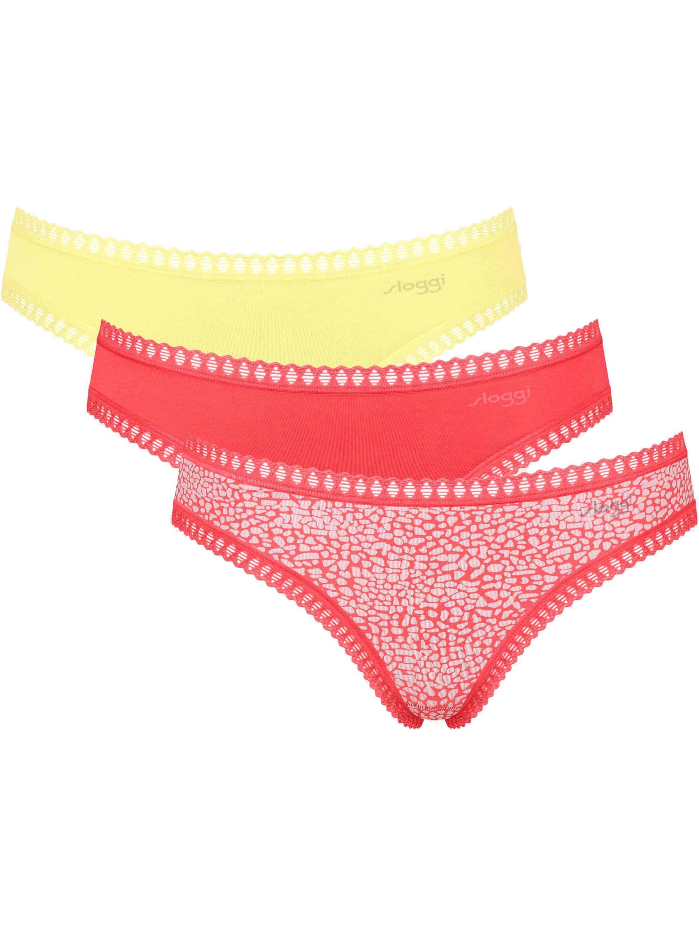 SLOGGI Minislip ' Blue GO Crush ' in Gelb: Vorderseite