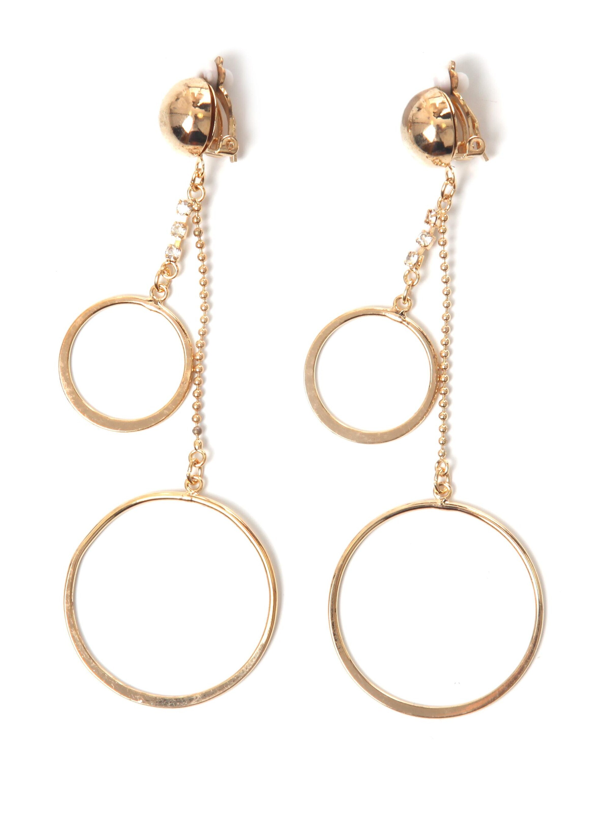 COLLEZIONE ALESSANDRO Earrings 'Gaby' in Gold: front