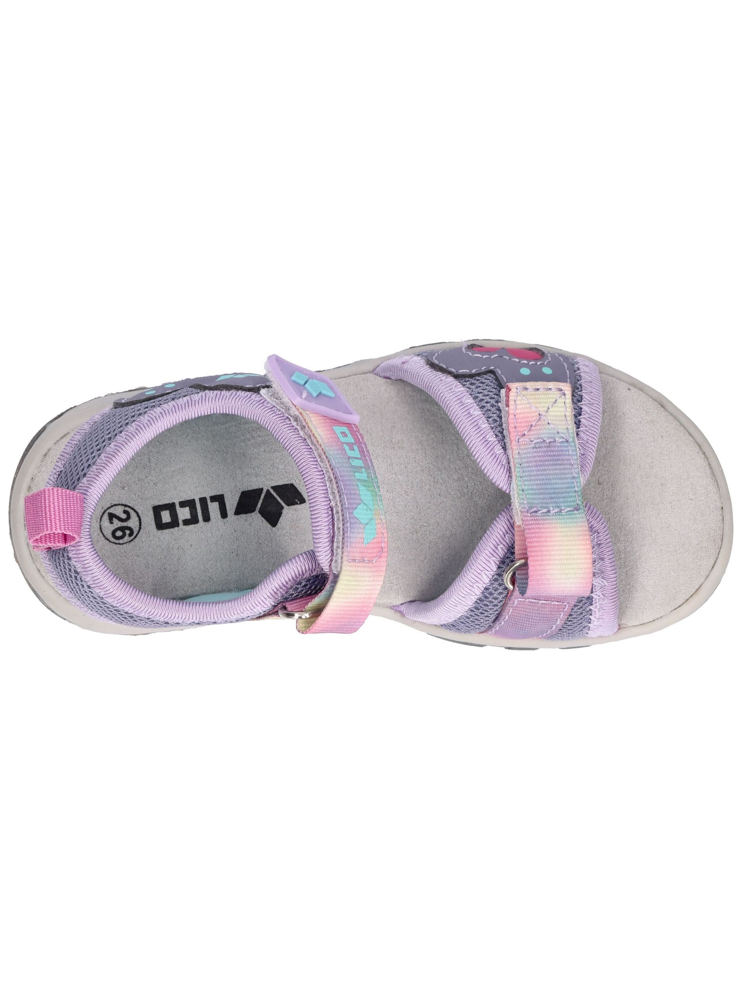 LICO Sandals 'Blacky V' in Purple