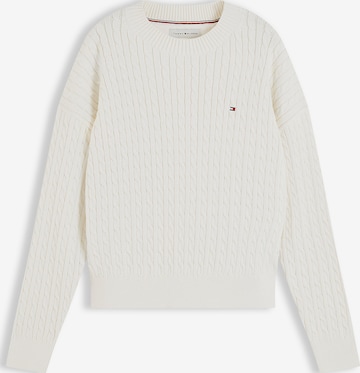 TOMMY HILFIGER Pullover in Weiß: Vorderseite