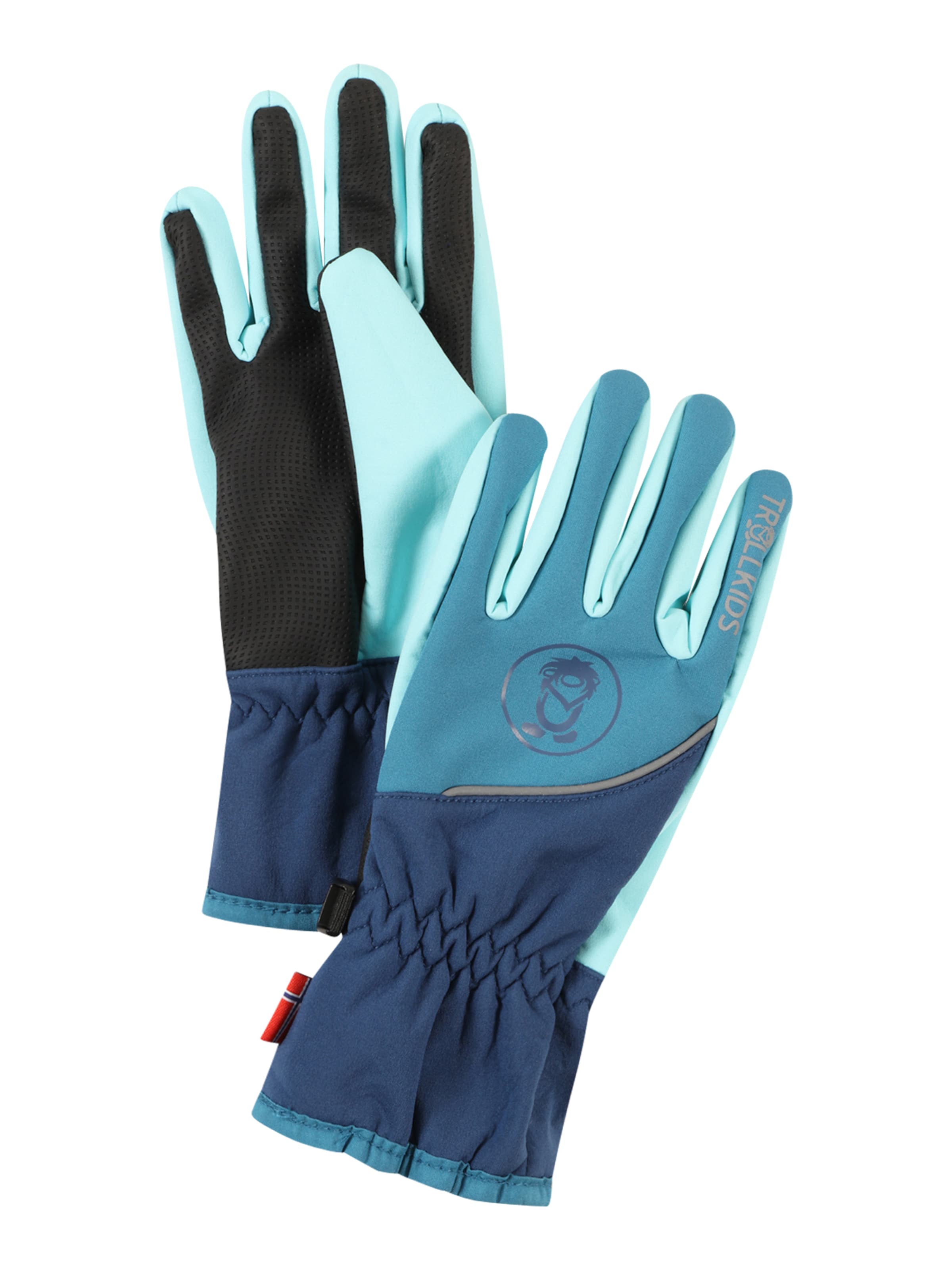 TROLLKIDS Športové rukavice 'Trolltunga' - Zelená: predná strana