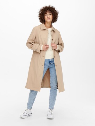 ONLY Between-Seasons Coat 'Isabelle' in Brown