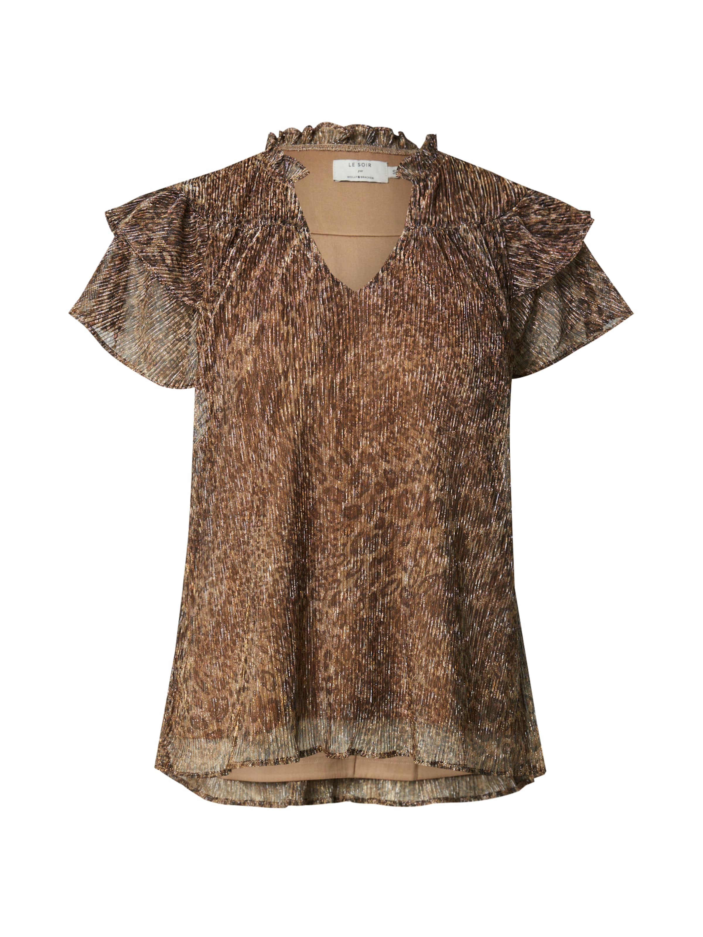 Chemisier Molly BRACKEN en marron : devant