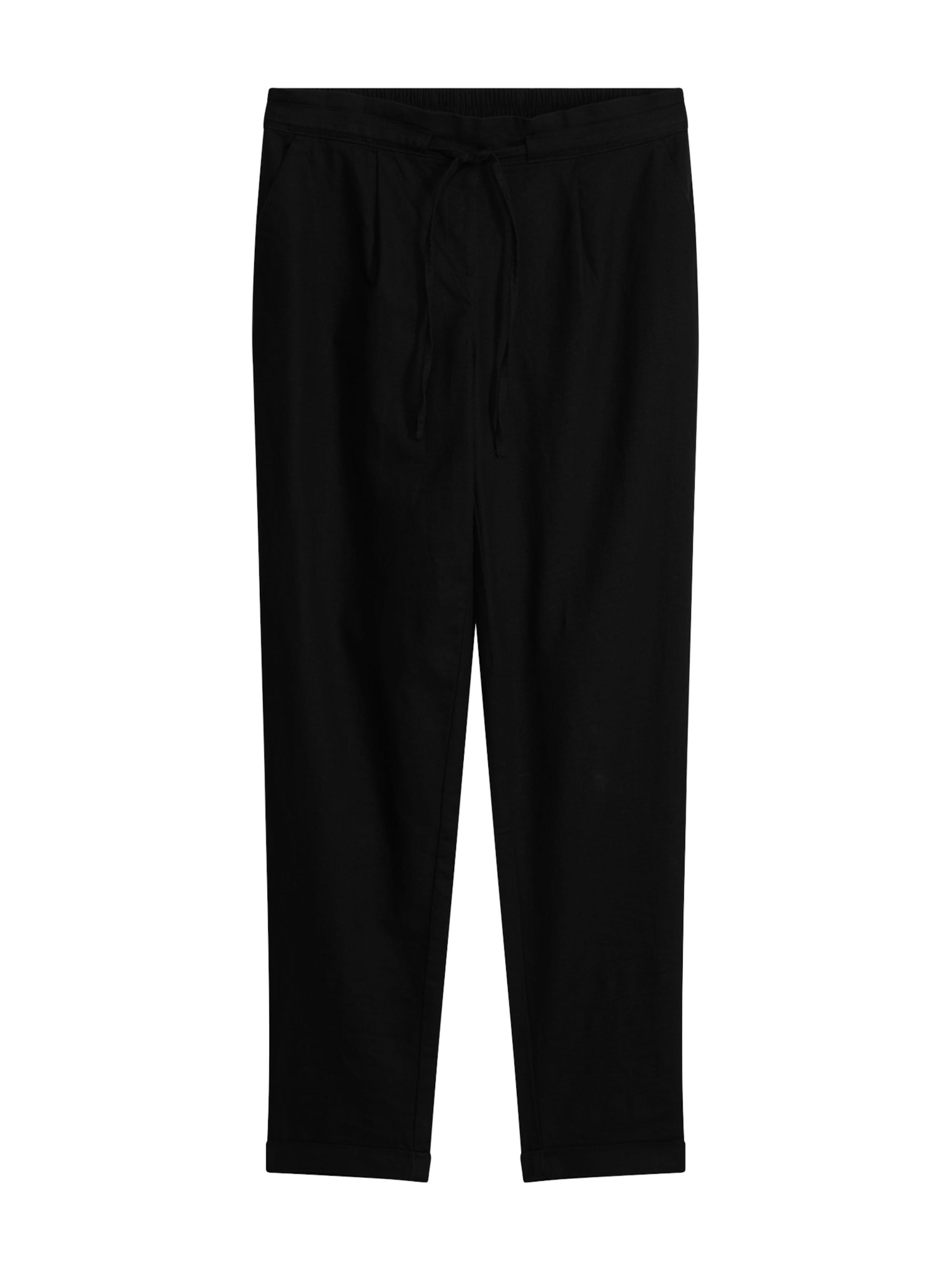 bonprix Regular Broek in Zwart: voorkant