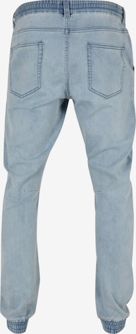 Urban Classics Avsmalnet Jeans i blå