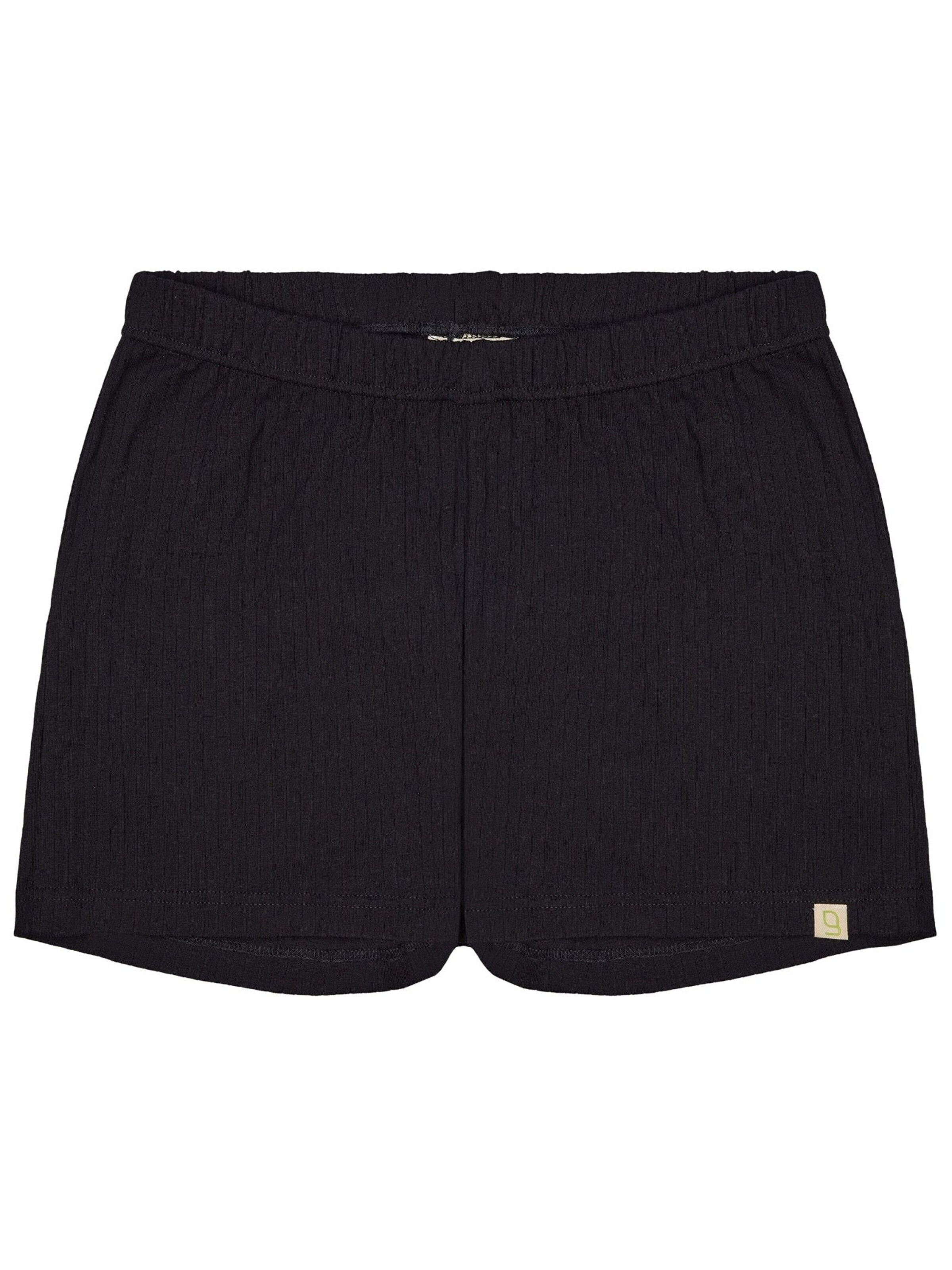 greenjama Pajama Pants in Black: front