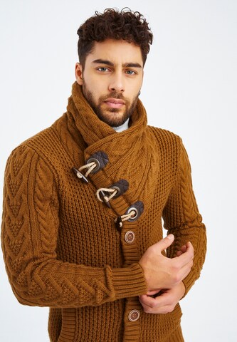 Leif Nelson Strickjacke in Braun