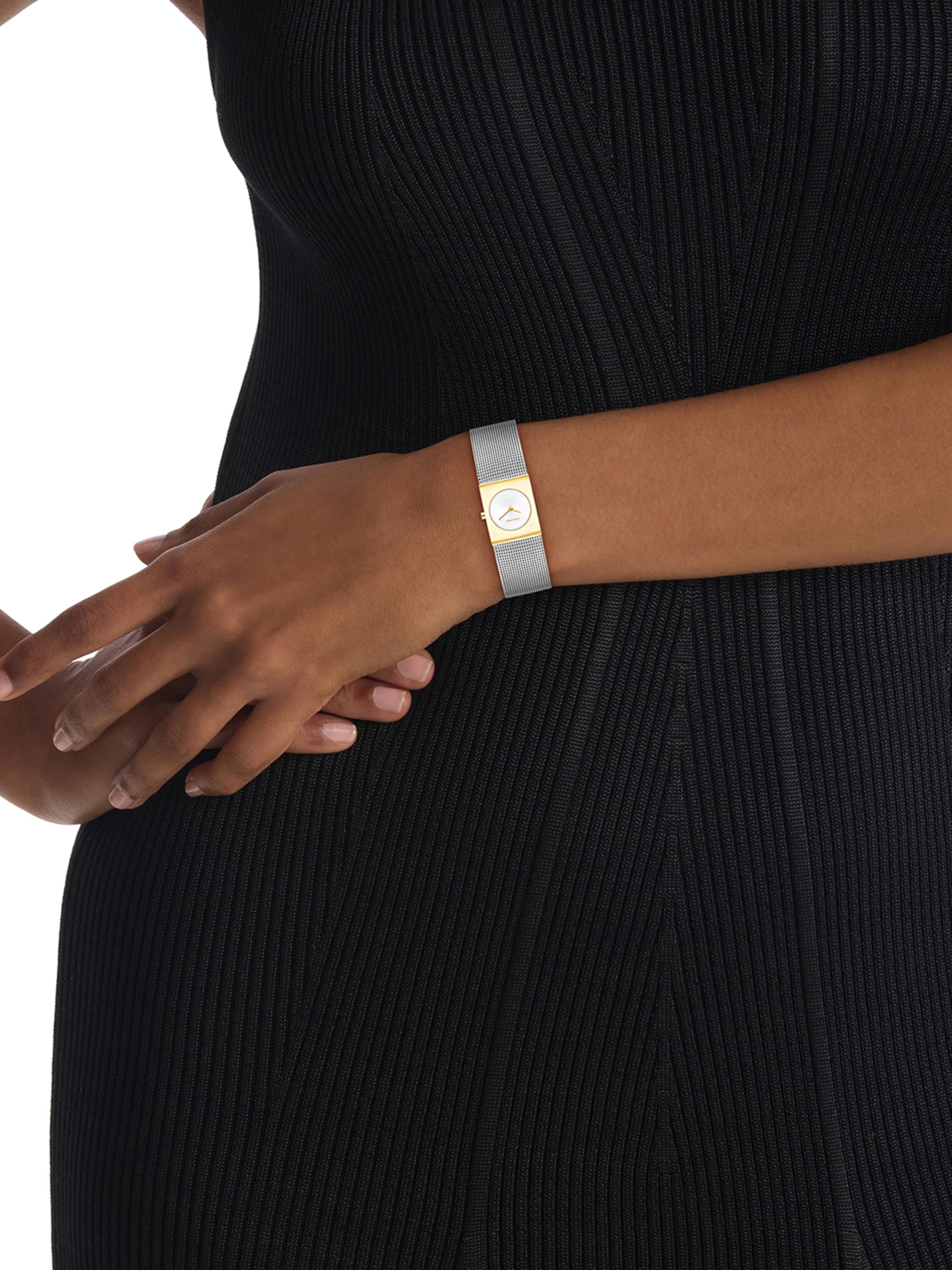 Calvin Klein Αναλογικό ρολόι 'Pulse' σε ασημί: μπροστά