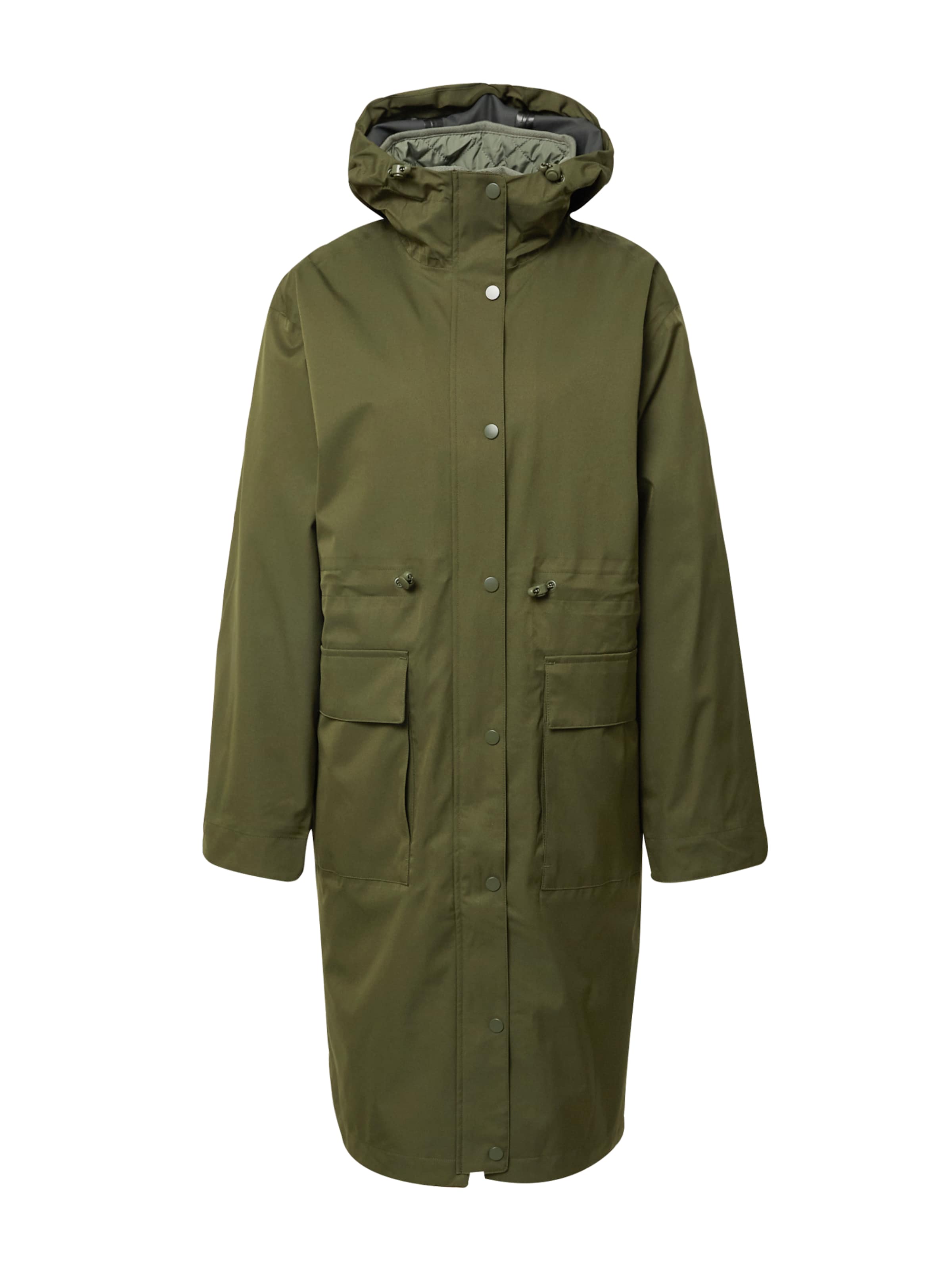 Lindex Vinterfrakke 'Sally' i grøn: forside