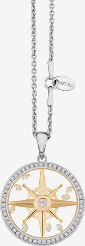 Astra Necklace 'COMPASS' in Silver: front