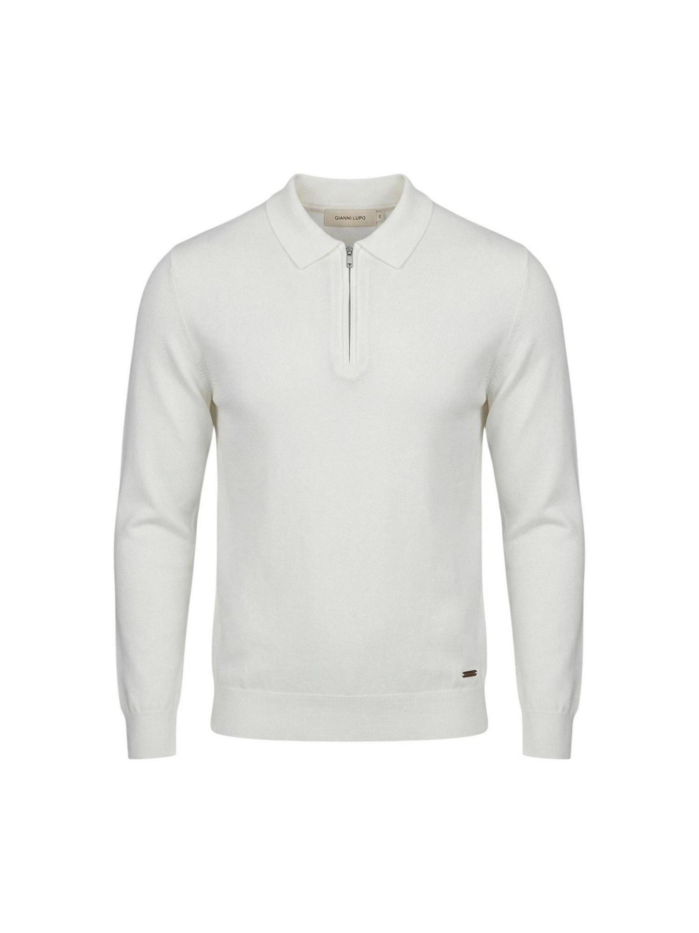 Maglia trikot 'GL35205-S26' di Gianni Lupo in bianco: frontale