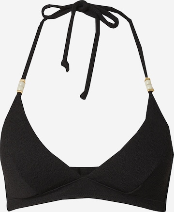 ETAM Kolmio Bikinitoppi 'LUMINEUX' värissä musta: etupuoli