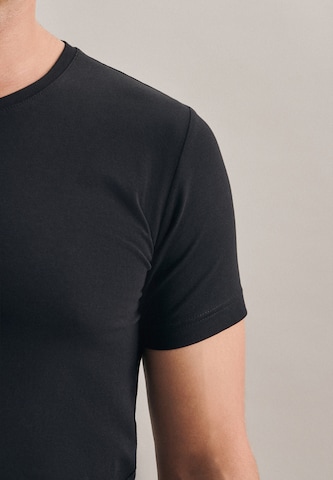 SEIDENSTICKER T-Shirt ' Schwarze Rose ' in Schwarz