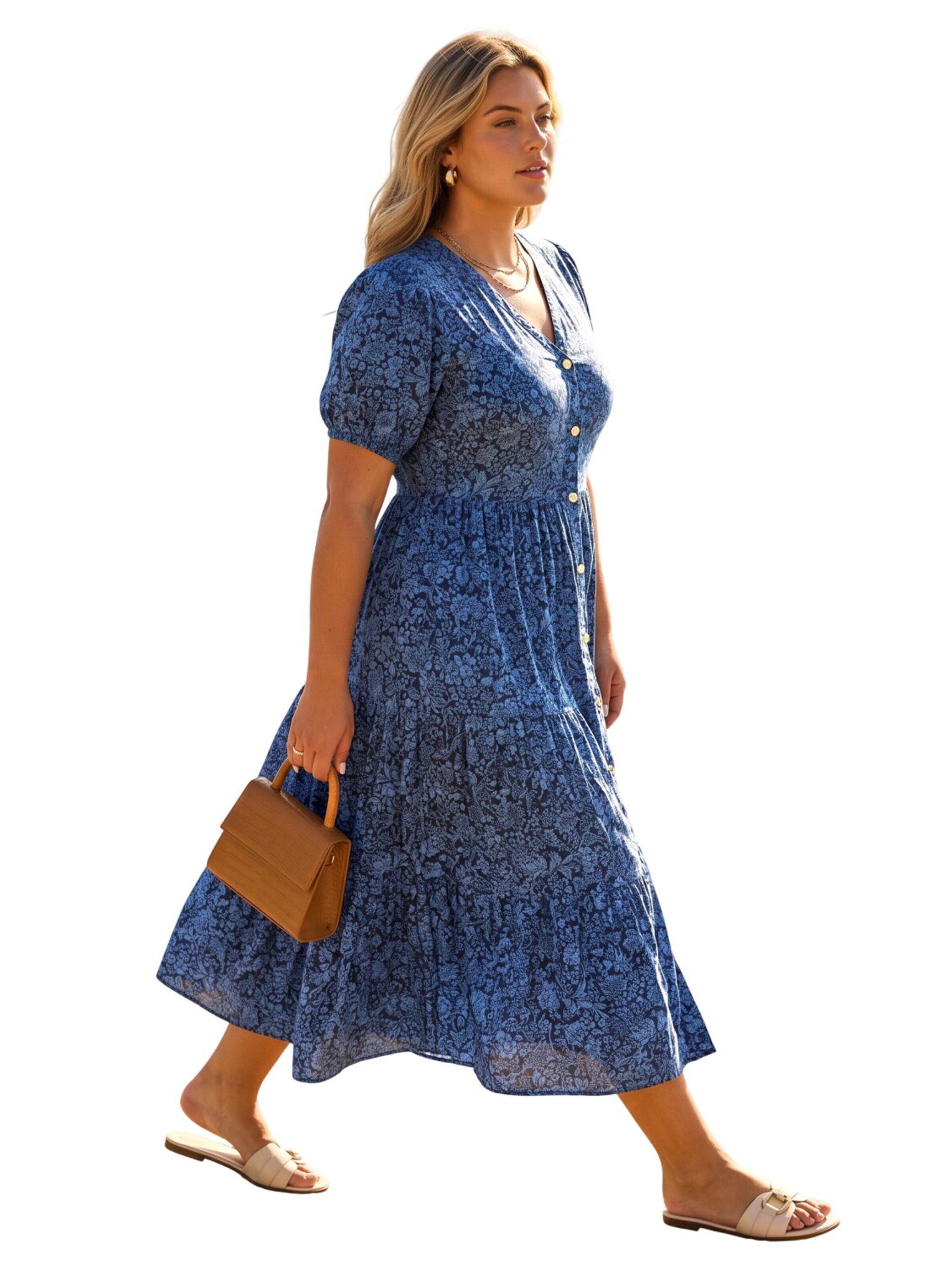 Shape Of You Jurk in Blauw