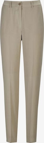 Regular Pantalon à plis MADELEINE en beige : devant