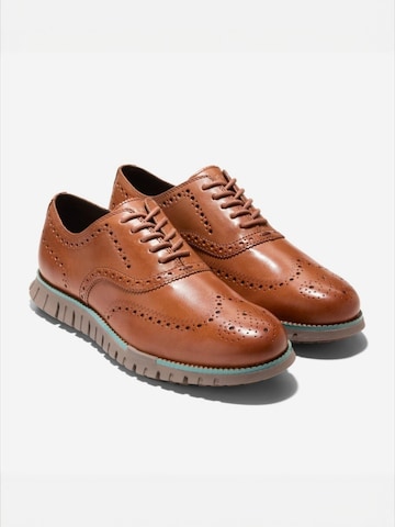 Cole Haan Lace-up shoe 'ZG RMSTD WINGTIP OX' in Brown: front