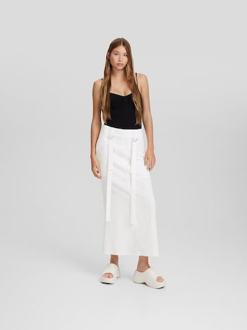 Jupe Bershka en blanc