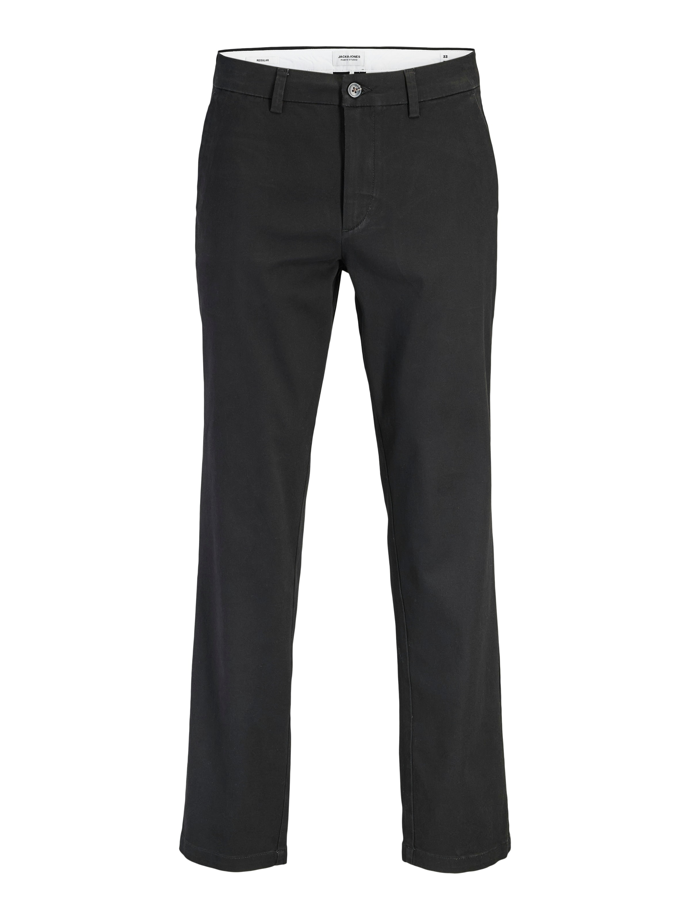 JACK & JONES Chinohose in Schwarz: Vorderseite