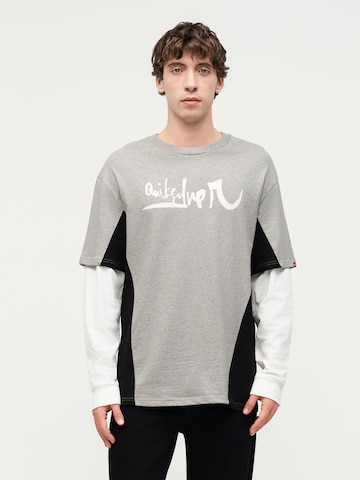 QUIKSILVER Functioneel shirt 'SYNC DOUBLE' in Grijs: voorkant
