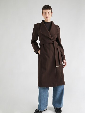 River Island Between-Seasons Coat 'FALL AWAY' in Brown