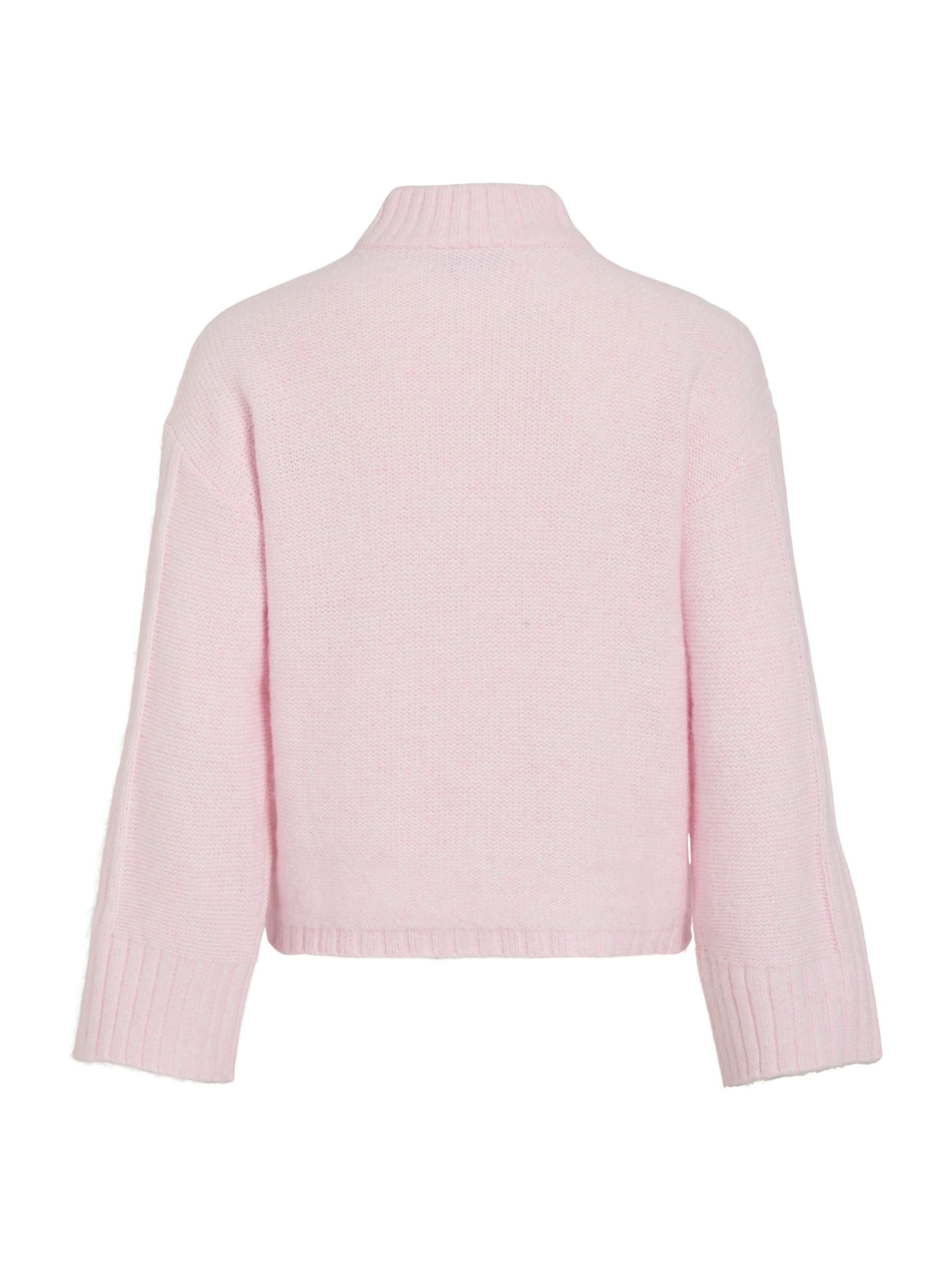 VILA Maxi svetr 'VIBibbi' – pink