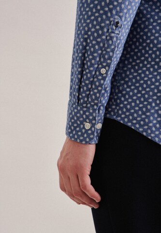 SEIDENSTICKER Regular Fit Hemd in Blau