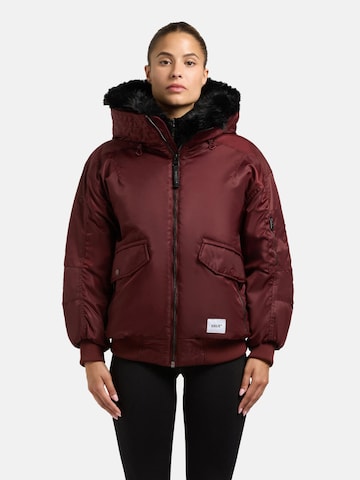 khujo Jacke 'Cela' in Rot: Vorderseite