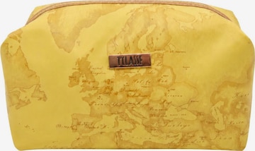 Alviero Martini Make up tas 'LARGE BEAUTY CASE' in Geel: voorkant