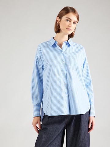 Aware Bluse in Blau: Vorderseite