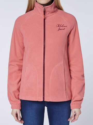 Oklahoma Jeans Fleecejacke in Pink