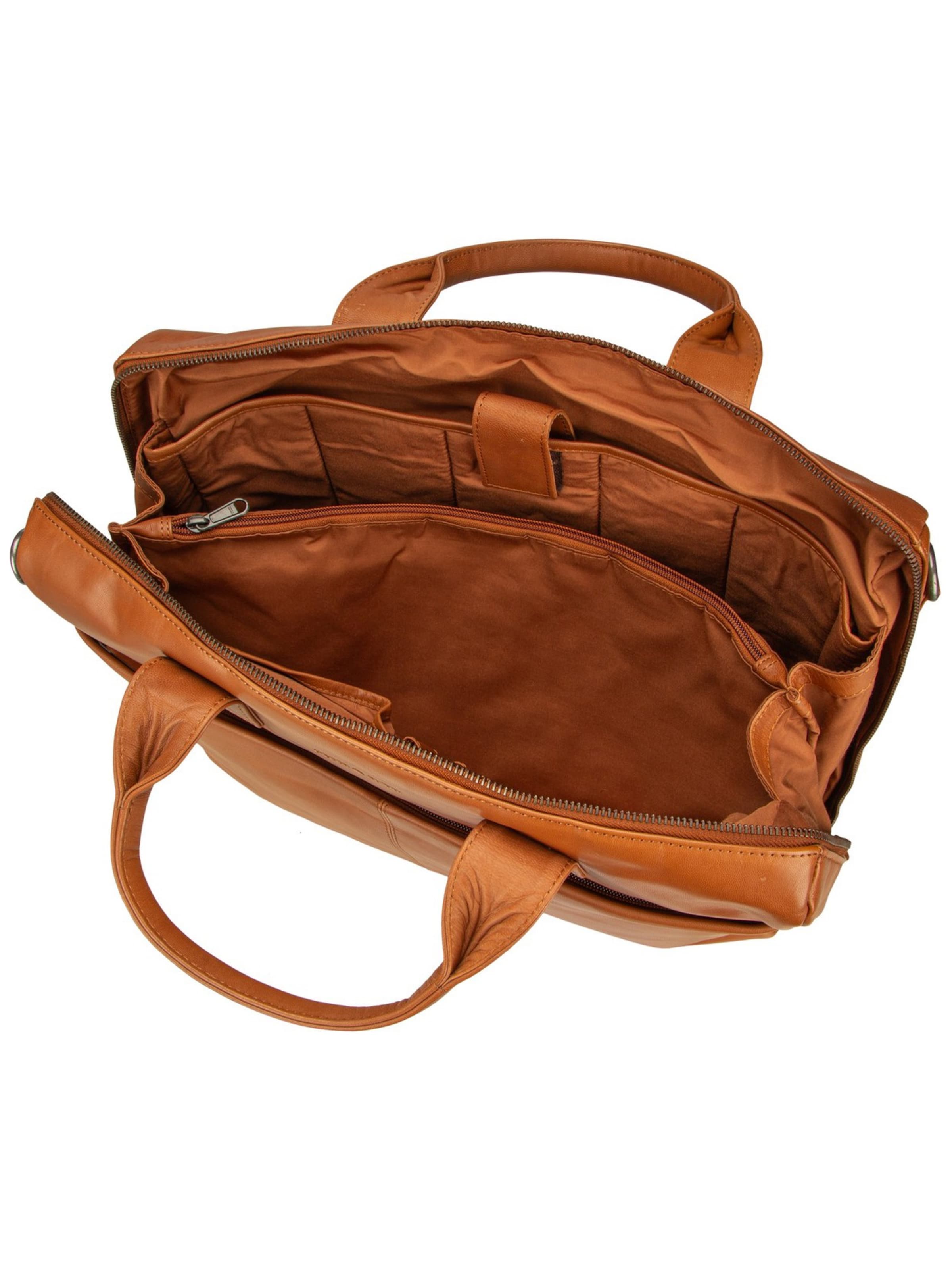 GREENBURRY Document Bag 'Fiorentina' in Brown