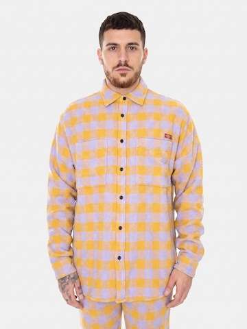 Comfort fit Camicia 'OC x Tweed' di DICKIES in giallo: frontale