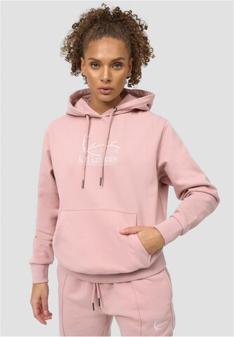 Karl Kani - Sweatshirt em rosa: frente