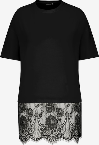 Sublevel T-Shirt in Schwarz: Vorderseite