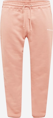 Missguided Plus Tapered Trousers in Pink: front