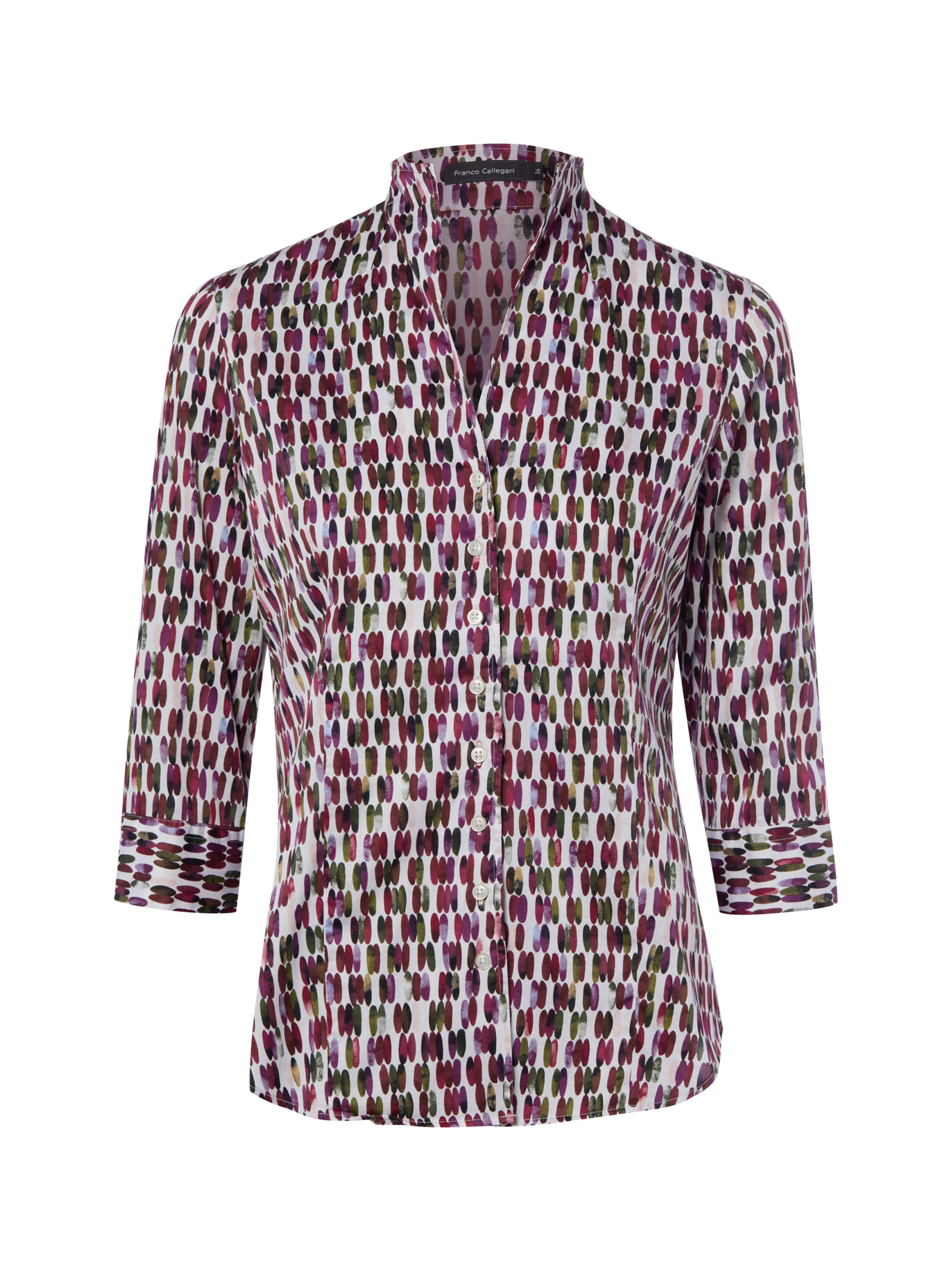 Franco Callegari Blouse in Wit: voorkant
