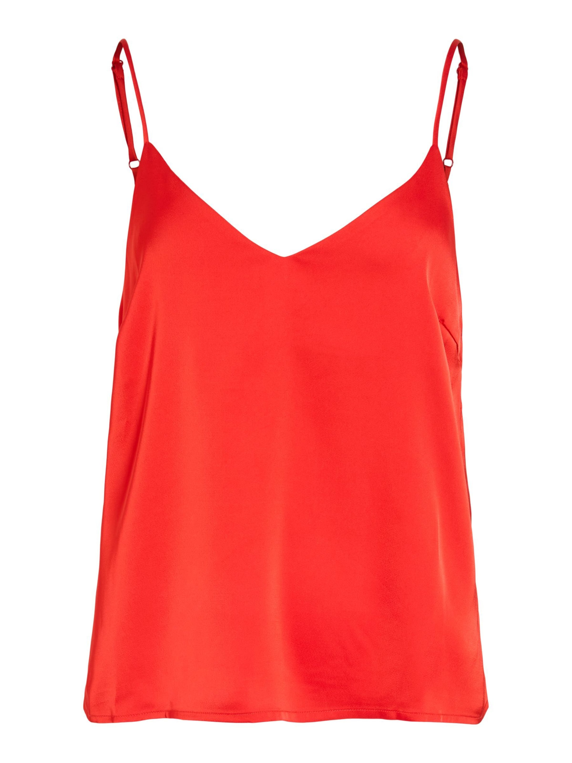 VILA - Top 'VIENNA RAVENNA' en rojo: frente