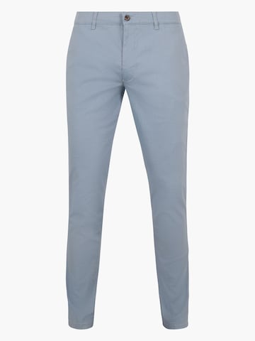 Suitable Regular Chino 'Pico' in Blauw: voorkant